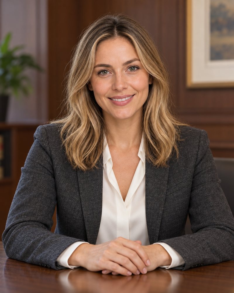 Amy AI generated Lawyer headshot