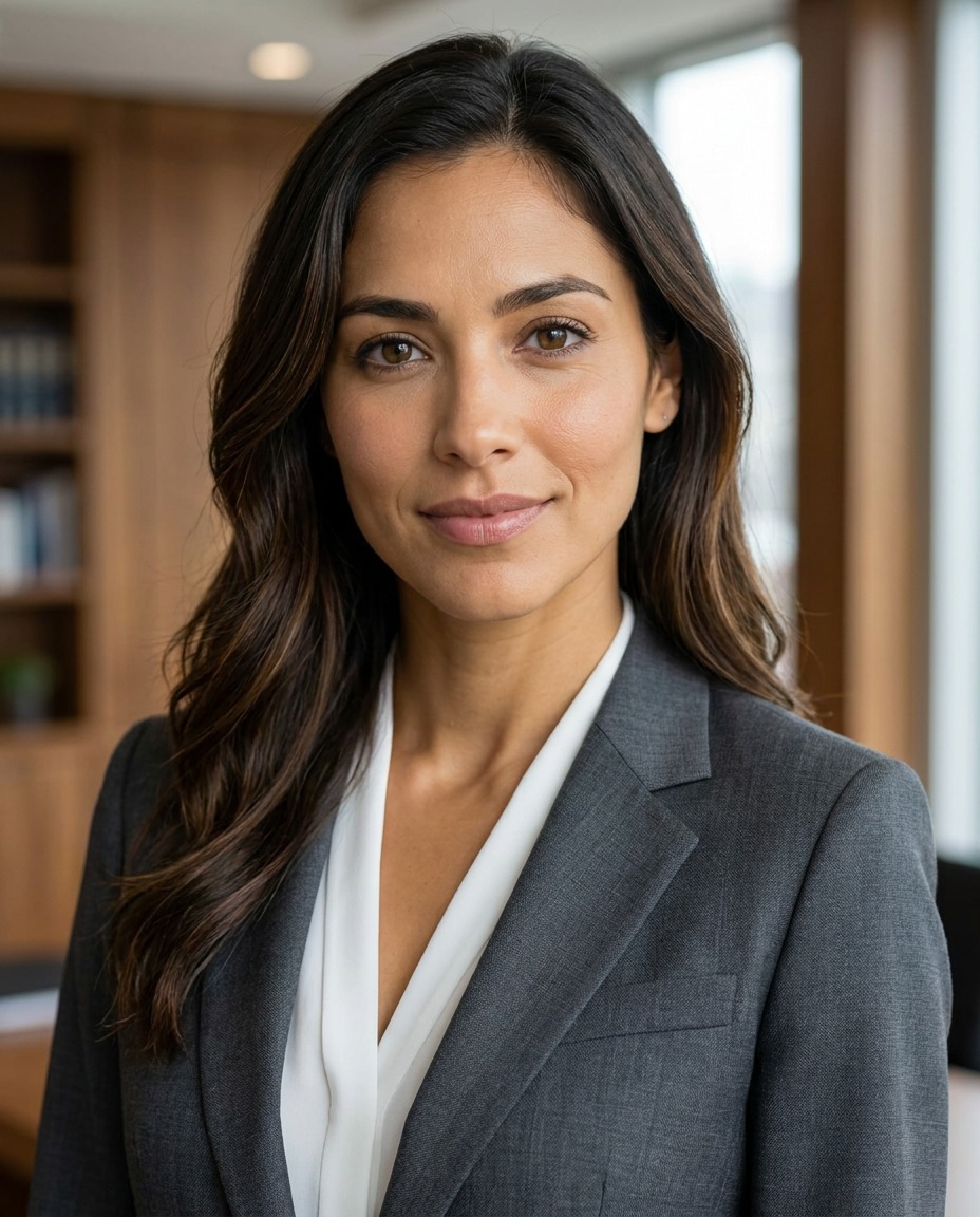 Rachel AI generated LinkedIn headshot