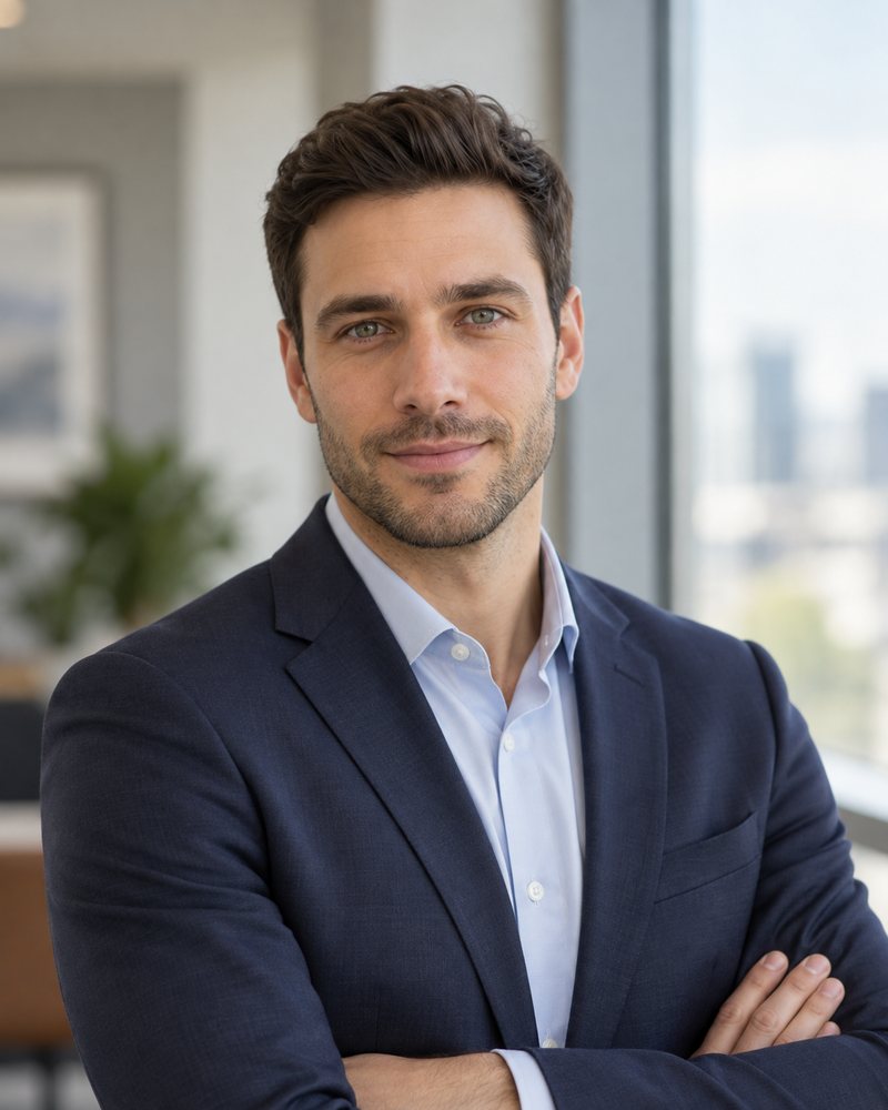 David AI generated LinkedIn headshot