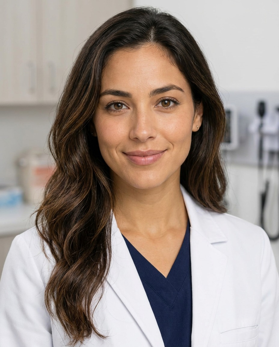 Rachel AI generated Medical headshot
