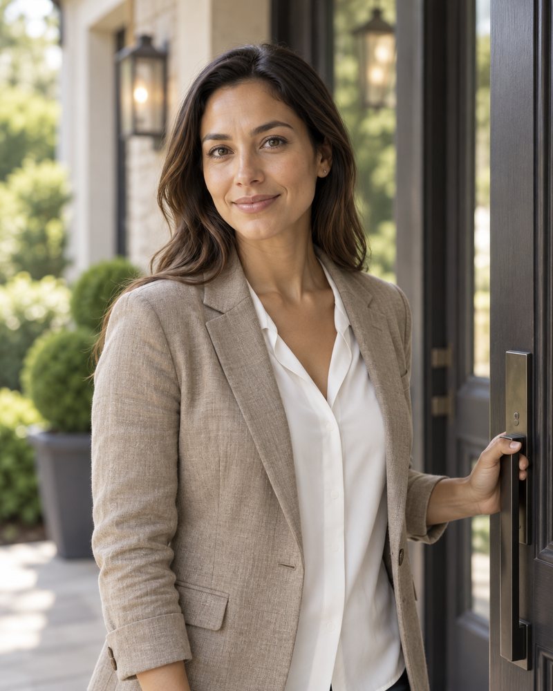 Rachel AI generated Real estate headshot