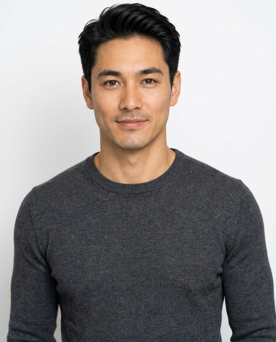 Ben AI generated Social media headshot