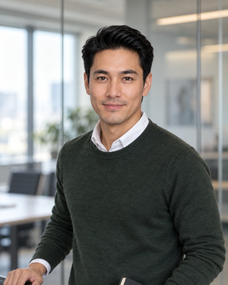 Ben AI generated Startup founder headshot